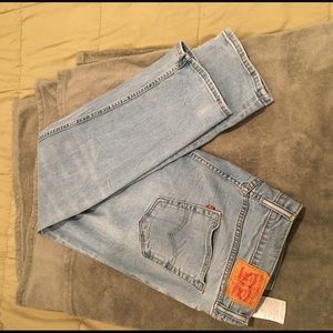 Levi Men’s 501 Light Blue Jeans 36x34